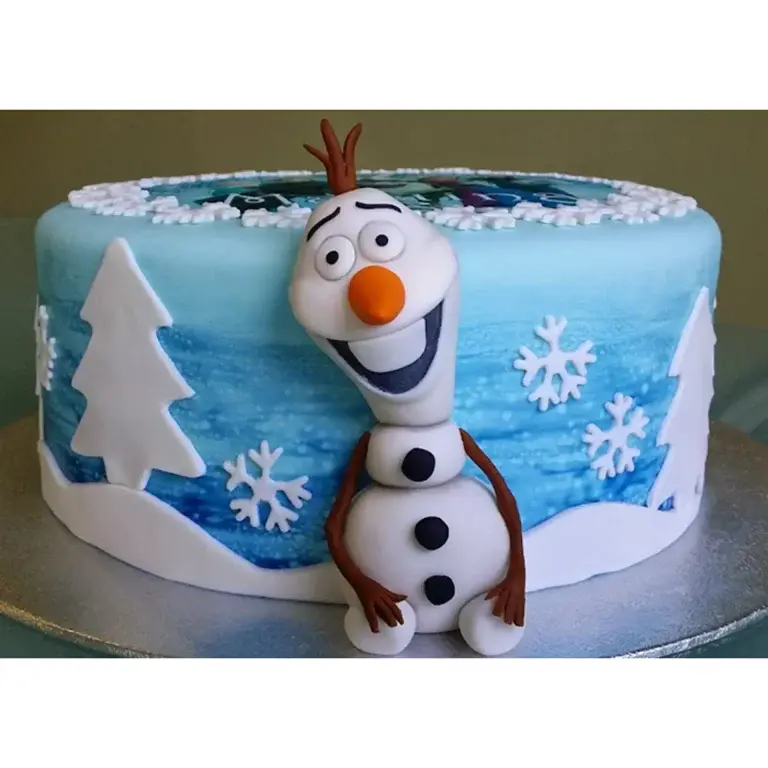 Golosas Más que tartas - tarta frozen olaf