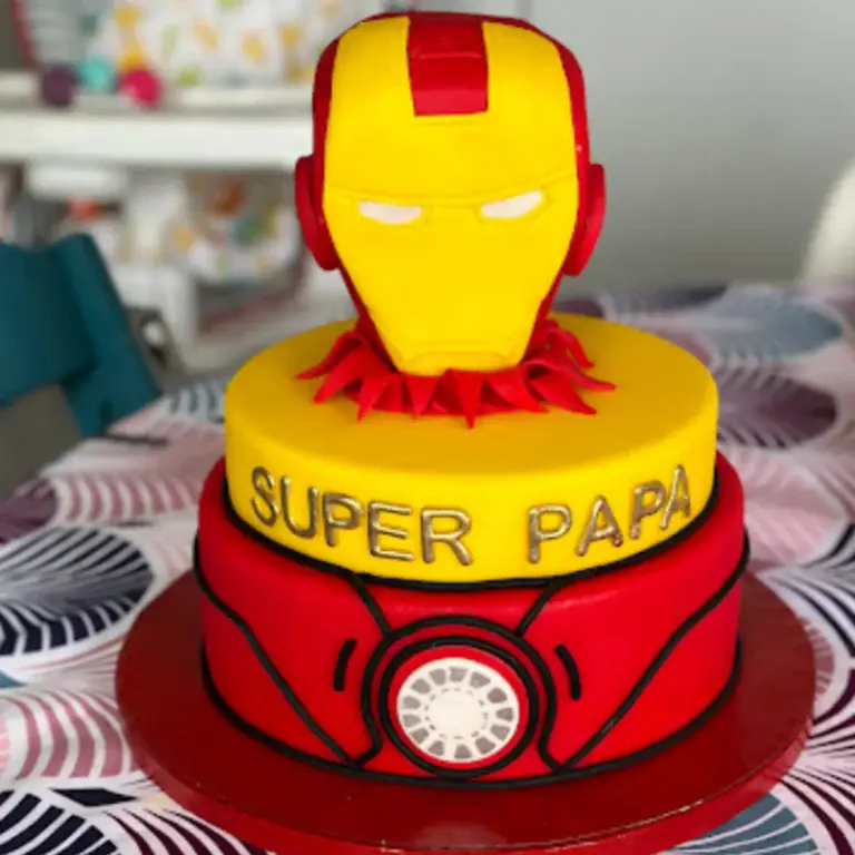 Golosas Más que tartas - tarta Ironman papa